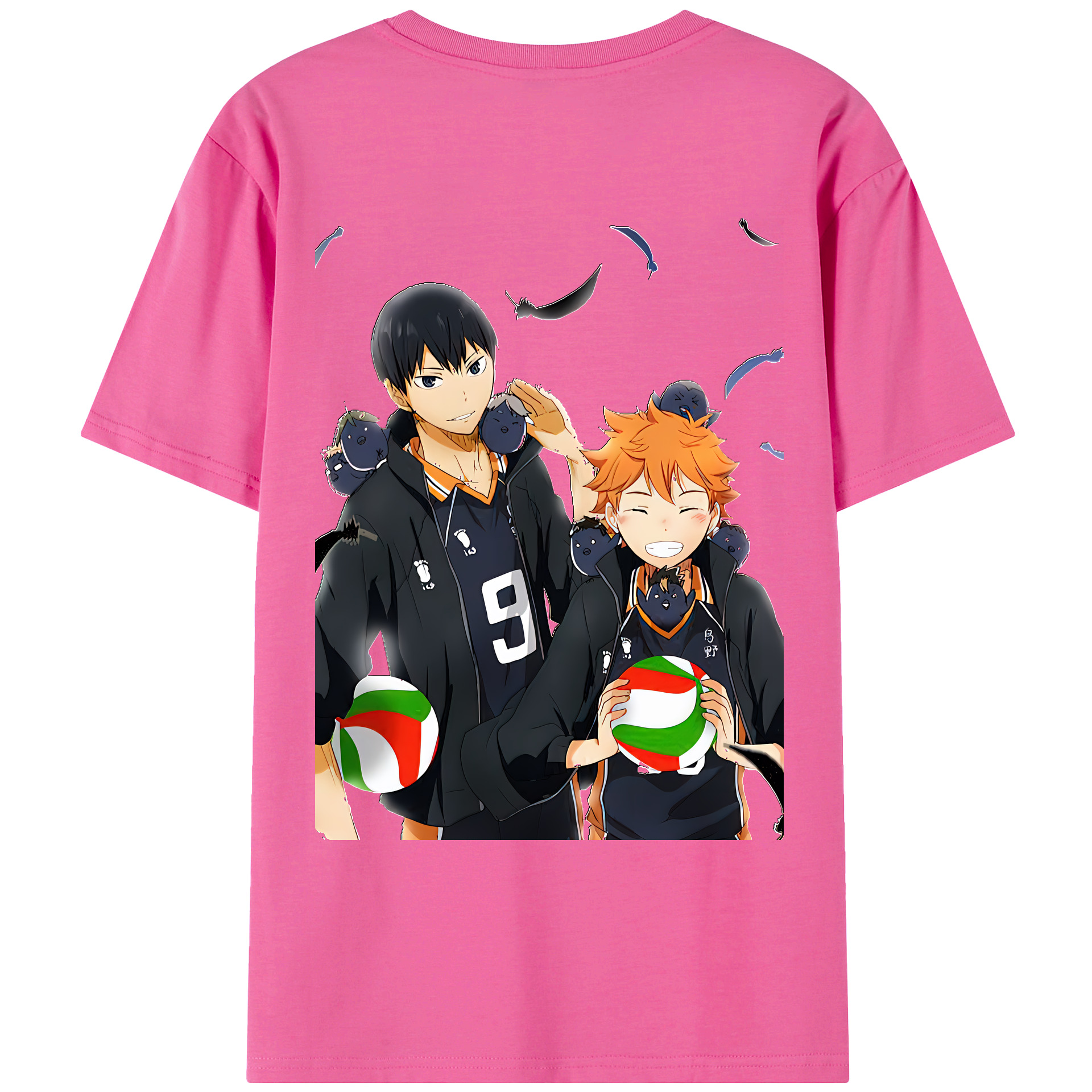 （画像用） ハイキュー!! Haikyu!! レディース半袖Tシャツ(バックプリント)